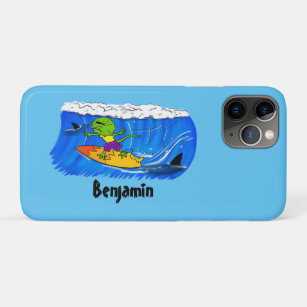 Funda Para iPhone 11 Pro Funny personalizado de surf con lagarto frito