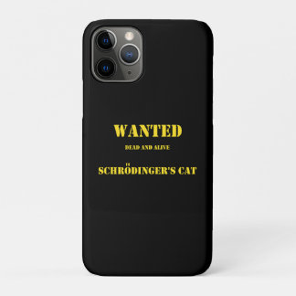 Funda Para iPhone 11 Pro Funny Quantum Joke: Schrödinger’s Cat on the Loose
