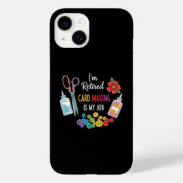 Funda Para iPhone 14 De Case-Mate Funny Retirement Crafter Gift