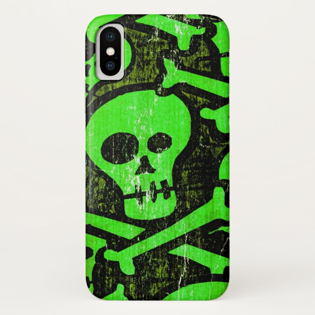 Funda De Case-Mate Para iPhone Funny Skull (Reverso)