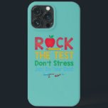 Funda Para iPhone 13 Pro Max Funny Teacher Rock The Test Don't Stress Just Do<br><div class="desc">Funny Teacher Rock The Test Don't Stress Just Do Best Gift. Perfect gift for your dad,  mom,  papa,  men,  women,  friend and family members on Thanksgiving Day,  Christmas Day,  Mothers Day,  Fathers Day,  4th of July,  1776 Independent day,  Veterans Day,  Halloween Day,  Patrick's Day</div>