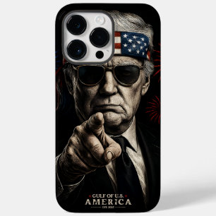 Funda Para iPhone 14 Pro Max De Case-Mate Funny Trump Golfo De Estados Unidos 2025 4 De Juli