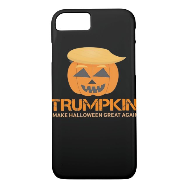 Funda De Case-Mate Para iPhone Funny Trumpkin de Halloween - Haz de Halloween un  (Reverso)