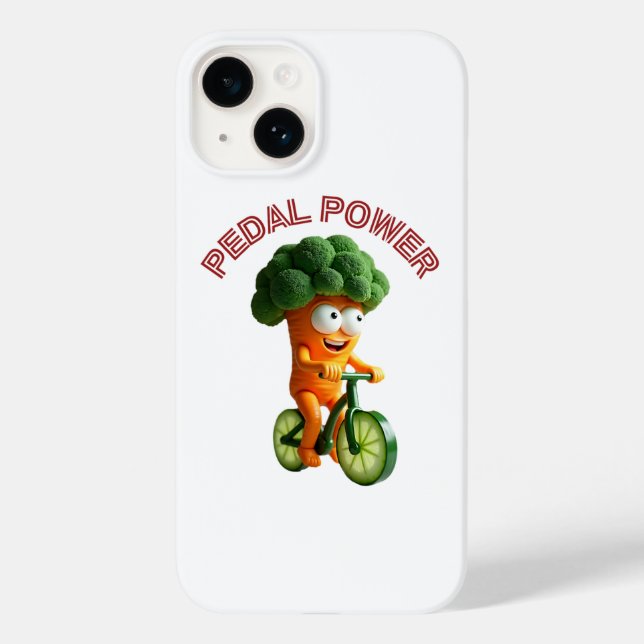 Funda De Case-Mate Para iPhone Funny Veggie Rider (Reverso )
