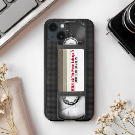 Funda Para iPhone 13 Funny VHS Tape with Name