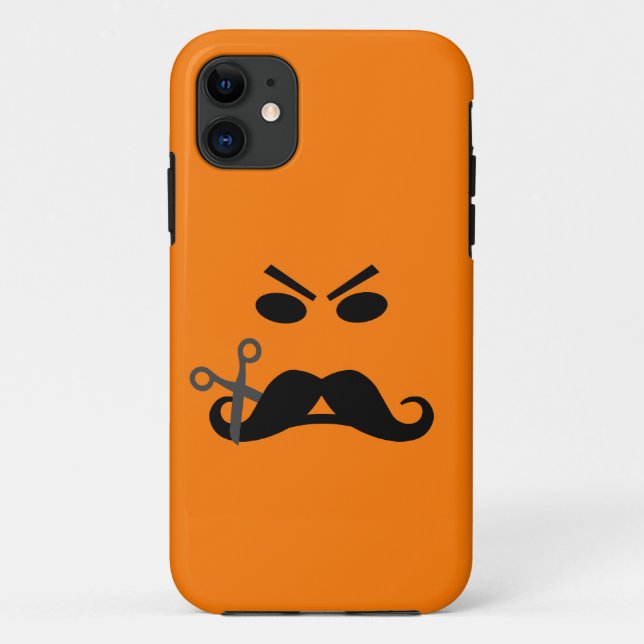 Funda De Case-Mate Para iPhone Furioso Mustache iPhone 5 funda-mate (Reverso)