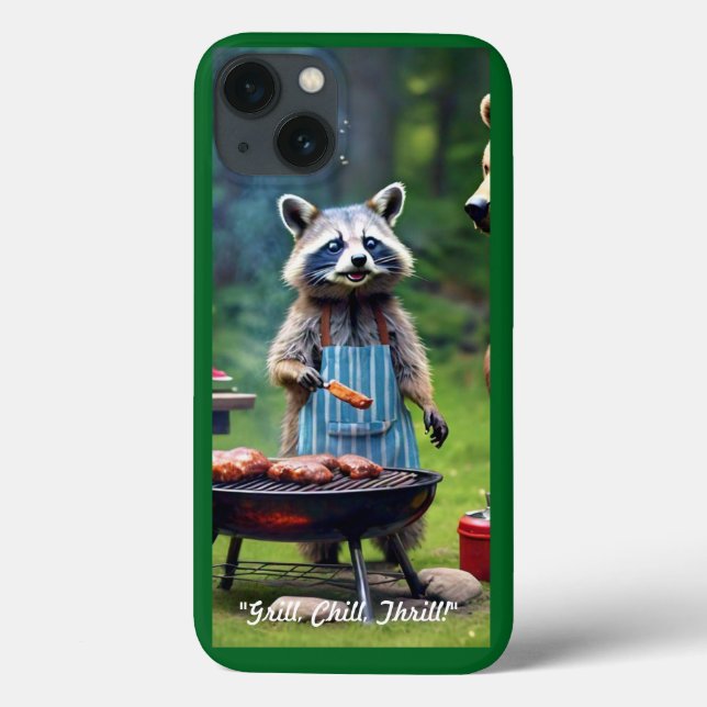 Funda De Case-Mate Para iPhone "Furry Foodies Unite" (Reverso)