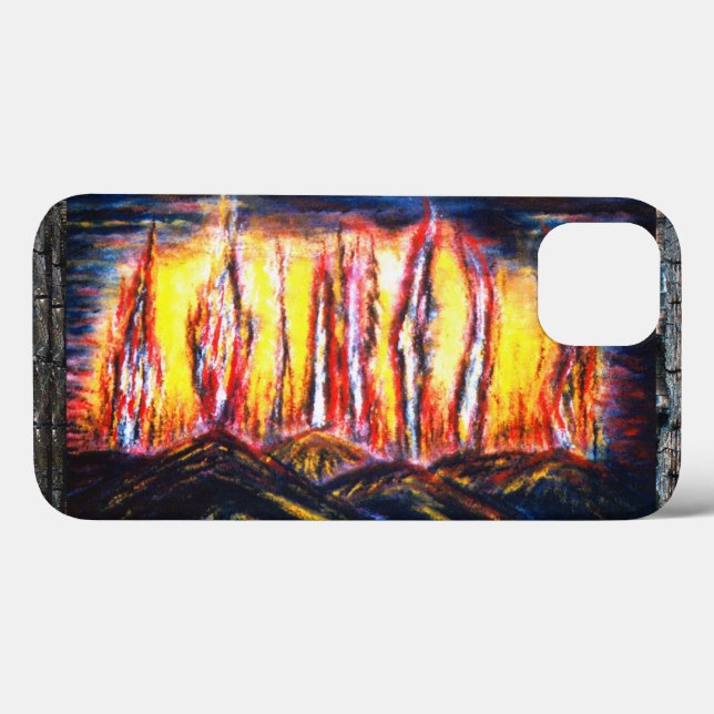 Funda De Case-Mate Para iPhone Fury Fires (Reverso (Horizontal))