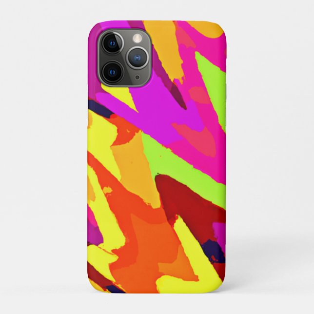 Funda De Case-Mate Para iPhone Fusión de arte cromático (Reverso)