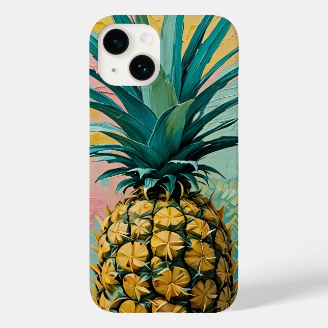 Funda De Case-Mate Para iPhone Fusión de piña (Reverso )
