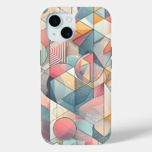 Funda Para iPhone 15 Fusión geométrica