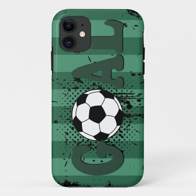 Funda De Case-Mate Para iPhone Fútbol (Reverso)