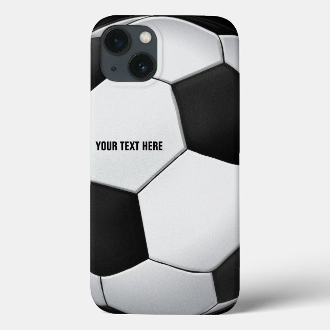 Funda De Case-Mate Para iPhone Fútbol clásico | Fútbol (Reverso)