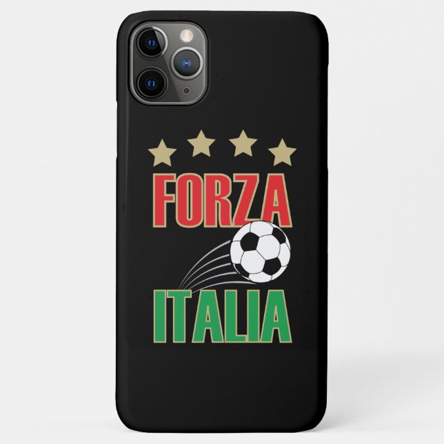 Funda De Case-Mate Para iPhone Fútbol de Forza Italia (Reverso)