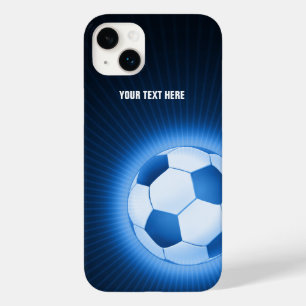 Funda Para iPhone 14 Plus De Case-Mate Fútbol de moda azul   Los mejores regalos deportiv