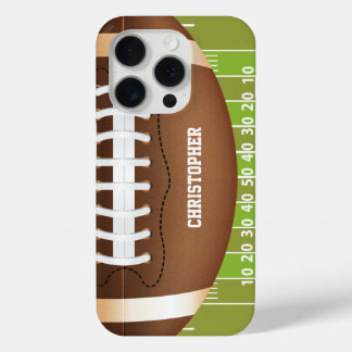 Funda Para iPhone 15 Pro Fútbol de plancha en red personalizado en campo