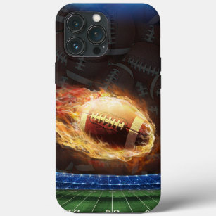 Funda Para iPhone 13 Pro Max Fútbol en llamas