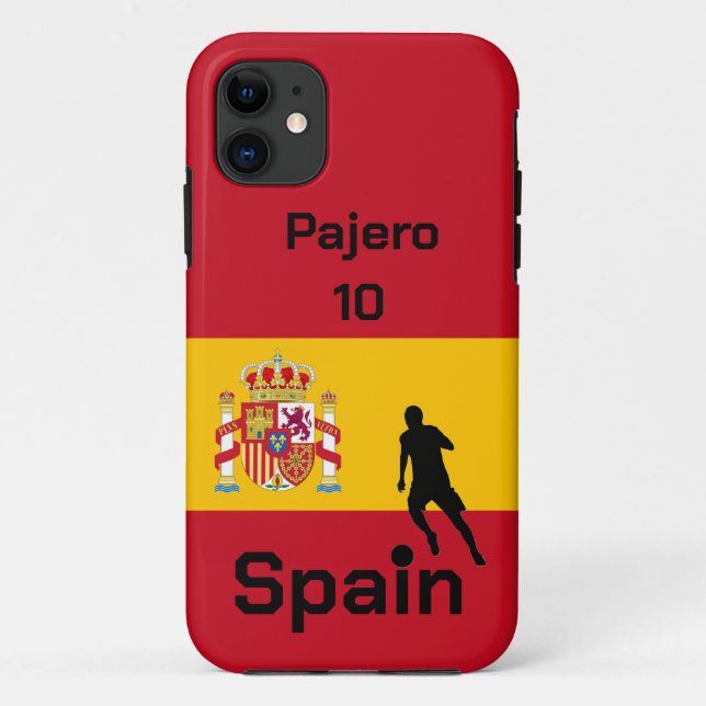 Funda De Case-Mate Para iPhone Fútbol español, personalizable  (Reverso)