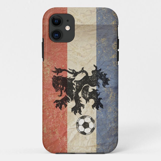 Funda De Case-Mate Para iPhone Fútbol holandés (Reverso)