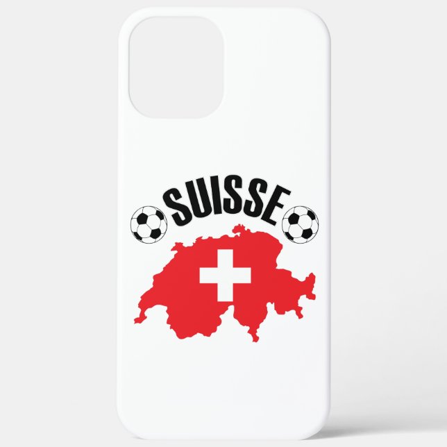Funda De Case-Mate Para iPhone Fútbol Suisse Fútbol Suiza (Reverso )