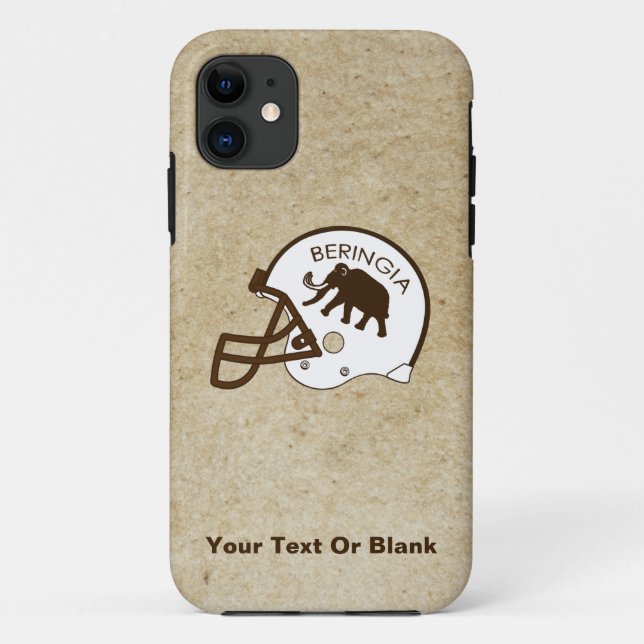 Funda De Case-Mate Para iPhone Fútbol Universidad de Beringia (Reverso)