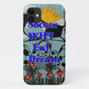 title_seo2 Fútbol WIFI Eat Dream - Fun Sports Art Print