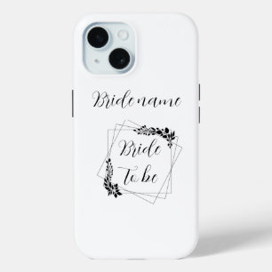 Funda Para iPhone 15 "Futura Sra. [Nombre Personalizable]" Novia a Punt