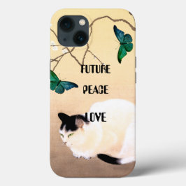 Funda Para iPhone 13 Futuro, paz, amor