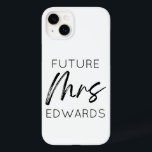 Funda Para iPhone 14 Plus De Case-Mate Futuro Sra. Personalizado Apellido Novia A Ser Fia<br><div class="desc">¡Este es un futuro,  señora Personalizado Apellido Novia para ser el estuche para iPhone de Fiancé!</div>