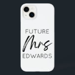 Funda Para iPhone 14 Plus De Case-Mate Futuro Sra. Personalizado Apellido Novia A Ser Fia<br><div class="desc">¡Este es un futuro,  señora Personalizado Apellido Novia para ser el estuche para iPhone de Fiancé!</div>
