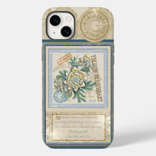 Funda Para iPhone 14 Plus De Case-Mate G Creación Oficina de la flor amarilla