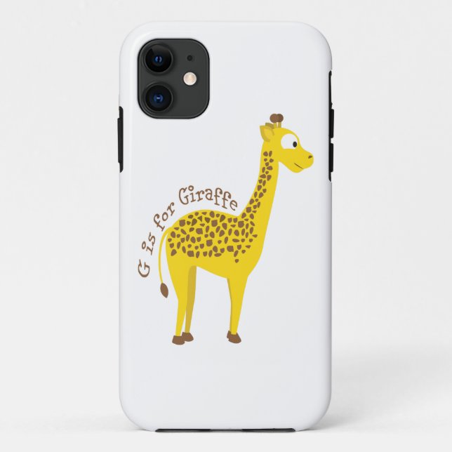 Funda De Case-Mate Para iPhone G es para Giraffe (Reverso)
