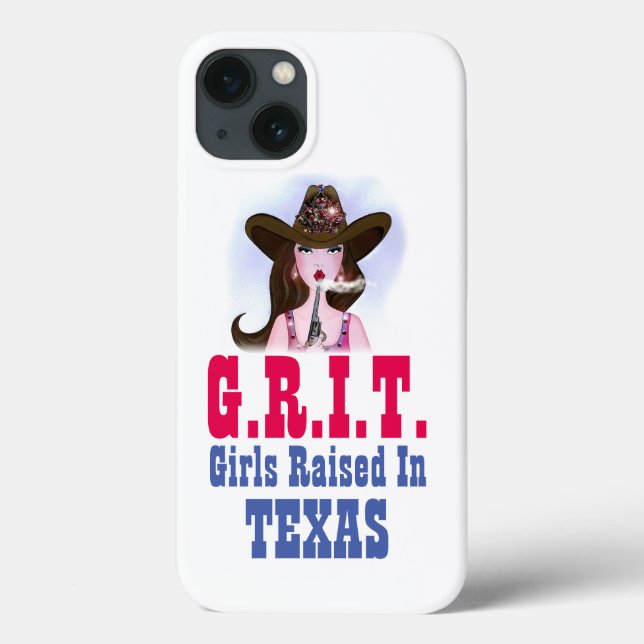 Funda De Case-Mate Para iPhone G.R.I.T. - Chicas Criados En Texas! (Reverso)