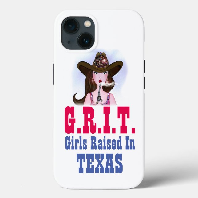 Funda De Case-Mate Para iPhone G.R.I.T. - Chicas Criados En Texas! (Reverso )