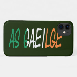 Funda Para iPhone 11 Gaeilge sobre la bandera irlandesa