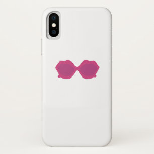 Funda Para iPhone X Gafas de sol modernas rosadas