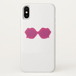 Funda Para iPhone X Gafas de sol rosadas