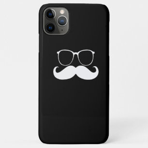 Funda Para iPhone 11 Pro Max Gafas divertidas de bigote