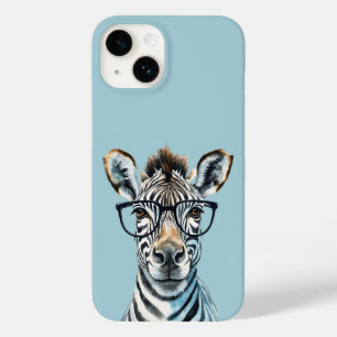 Funda Para iPhone 14 De Case-Mate Gafas divertidas de gafas de uso de cebra