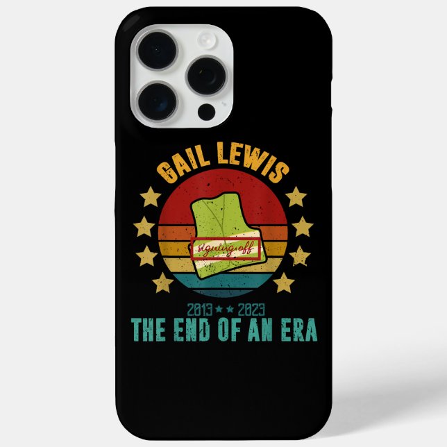 Funda De Case-Mate Para iPhone Gail Lewis, Te Saludamos, El Fin De Una Era Signi (Reverso )