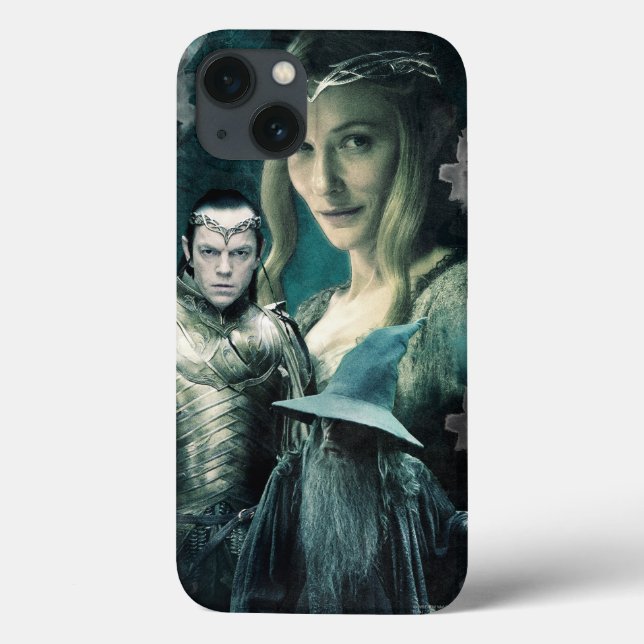 Funda De Case-Mate Para iPhone Galadriel, ELROND™, & Gandalf Graphic (Reverso)
