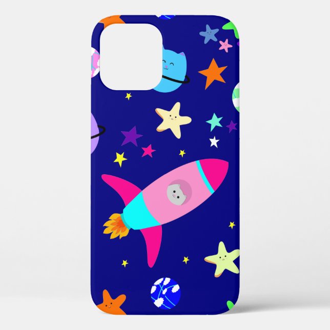 Funda De Case-Mate Para iPhone galaxia astronauta de cadera espacial (Reverso )