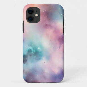 Funda Para iPhone 11 Galaxia de acuarela etérea Dreamy Cosmic