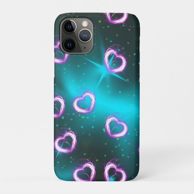Funda De Case-Mate Para iPhone Galaxia del corazón (Reverso)