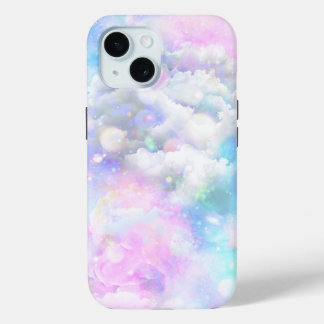 Funda Para iPhone 15 Galaxia en las nubes