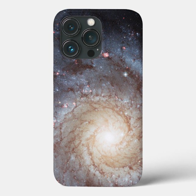 Funda De Case-Mate Para iPhone Galaxia espiral Messier 74 (M74) | NGC 628 | Hubbl (Reverso )