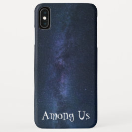 Funda Para iPhone XS Max Galaxia Infinita Azul Entre El Diseño Estadouniden