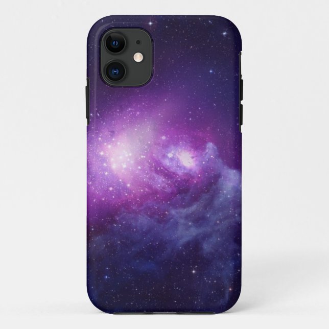 Funda De Case-Mate Para iPhone Galaxia púrpura (Reverso)