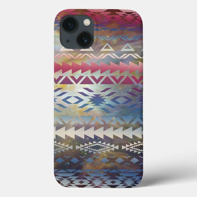 Funda De Case-Mate Para iPhone Galaxia tribal (Reverso)