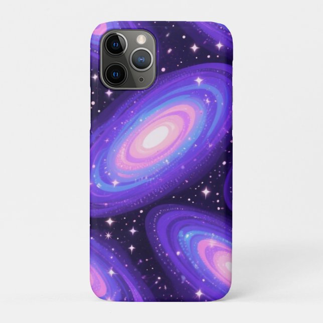 Funda De Case-Mate Para iPhone Galaxy Swirls Pattern Dreamy Cosmic Nebula Design (Reverso)